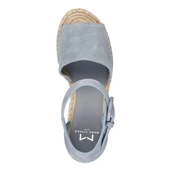 MARC Fisher Espadrilles "Alida" Blue New Sz 10 - Picture 2 of 9